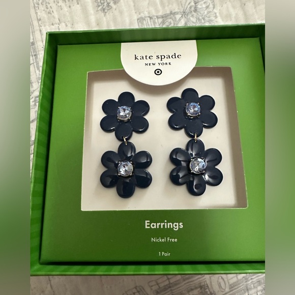 Kate Spade x Target Floral Linear Earrings - Picture 6 of 7